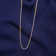 925 Sterling Silver Tri-Color Box Chain for Women - Taraash