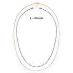 Load image into Gallery viewer, 925 Sterling Silver Tri-Color Compact Chain Women - Taraash
