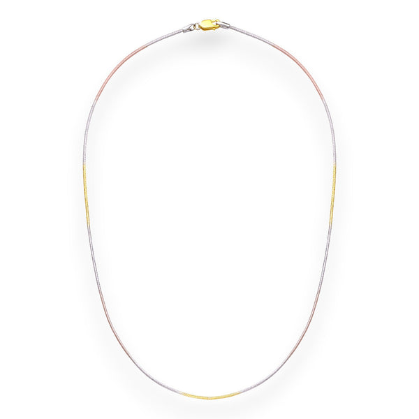 925 Sterling Silver Tri-Tone Snake Chain for Women - Taraash