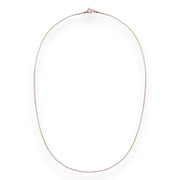 925 Sterling Silver Tricolor Snake Chain For Women - Taraash