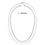 Load image into Gallery viewer, 925 Sterling Silver Tricolor Snake Chain For Women - Taraash
