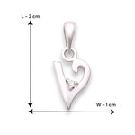 Load image into Gallery viewer, 925 Sterling Silver &quot;V&quot; Letter Cz Pendant For Men And Women - Taraash
