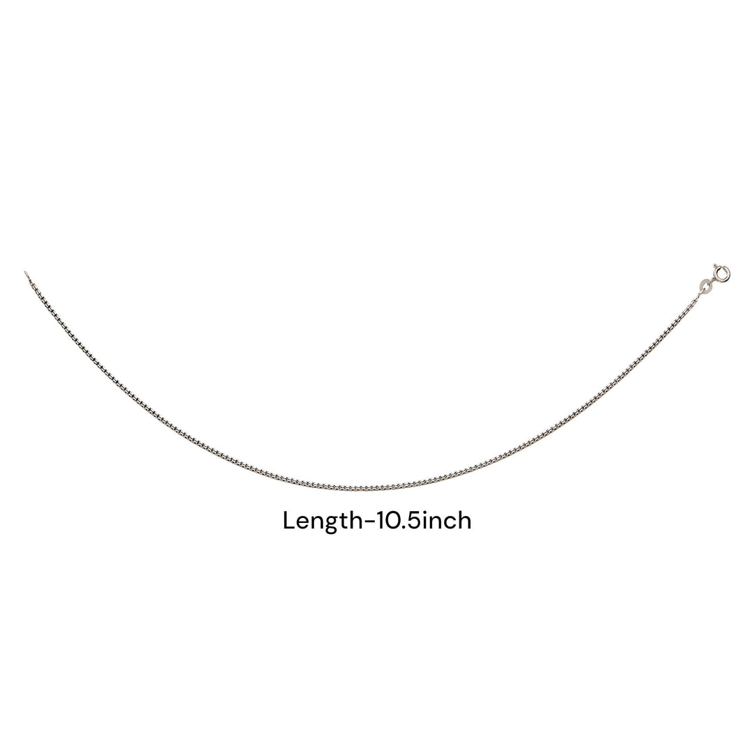 925 Sterling Silver Venetian Chain Anklets for Women - Taraash