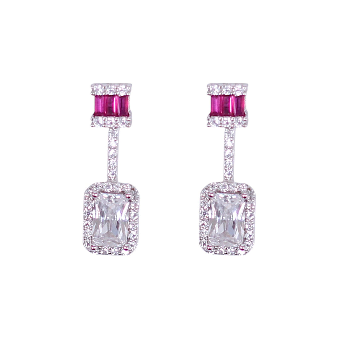 925 Sterling Silver Women's Pendant & Earrings Jewellery Set. - Taraash