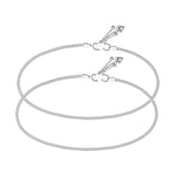 Taraash silver anklet