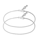 Taraash sterling silver payal