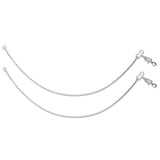Taraash anklets for silver