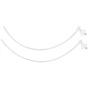 Taraash silver anklets
