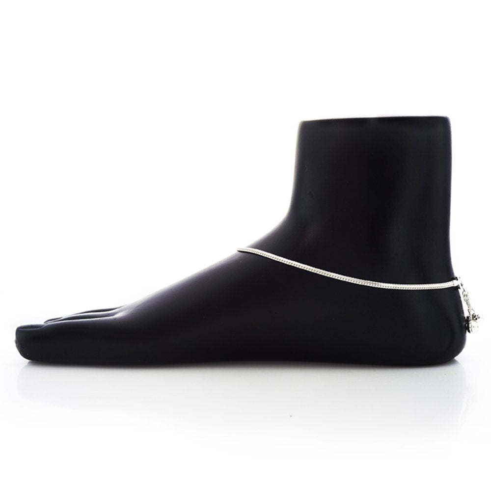 Taraash silver anklet