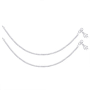 Taraash 92.5 silver anklets for women