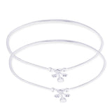 Taraash silver anklets for women
