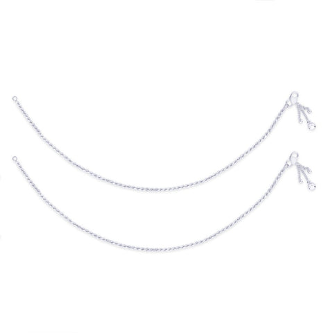 Taraash silver anklets women