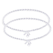 Taraash payal women stylish silver