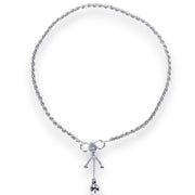 925 Sterling Silver Twisted Line Chain Single Anklet for Women