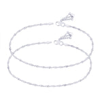 Load image into Gallery viewer, Taraash anklet silver for women
