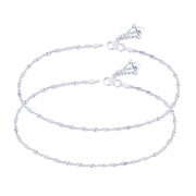 Taraash anklet silver for women