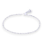 Load image into Gallery viewer, 925 Sterling Silver Twisted Chain with Charm Single Anklet for Wome
