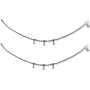 Taraash silver anklets for women pure silver
