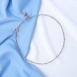 Load image into Gallery viewer, 925 Sterling Silver Beaded Heron Bird Charm Single Chain Anklets for Women
