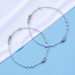 Load image into Gallery viewer, 925 Sterling Silver Sea Shell Baby Pink Beaded Chain Anklets for Women
