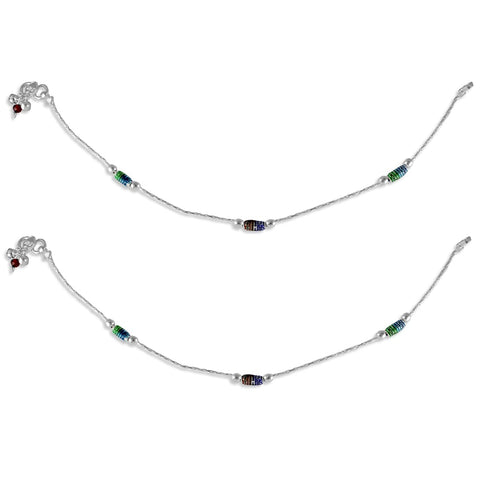 Taraash silver anklet for women pure silver