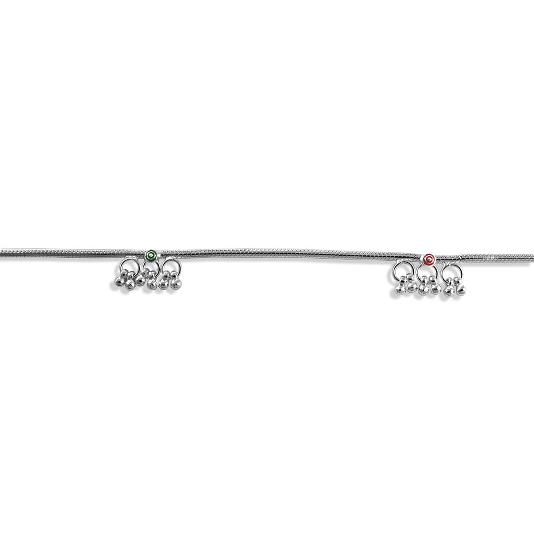 Taraash silver anklets for women pure silver