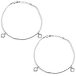 Load image into Gallery viewer, Taraash 92.5 silver anklets for women
