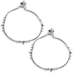 Load image into Gallery viewer, Taraash anklets for women traditional silver
