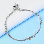 Load image into Gallery viewer, 925 Sterling Silver Box Chain with Ghungroo Traditional Single Anklet for Women