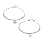 Load image into Gallery viewer, Taraash silver anklets women
