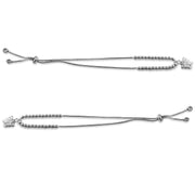 Taraash silver anklets