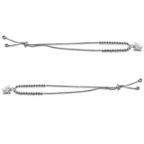 Taraash silver anklets