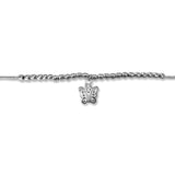 Taraash silver anklets women