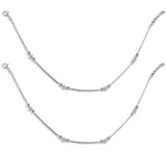 Load image into Gallery viewer, Taraash silver anklets for women pure silver
