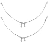 Taraash anklet for women silver