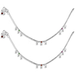 Load image into Gallery viewer, Taraash silver anklets women