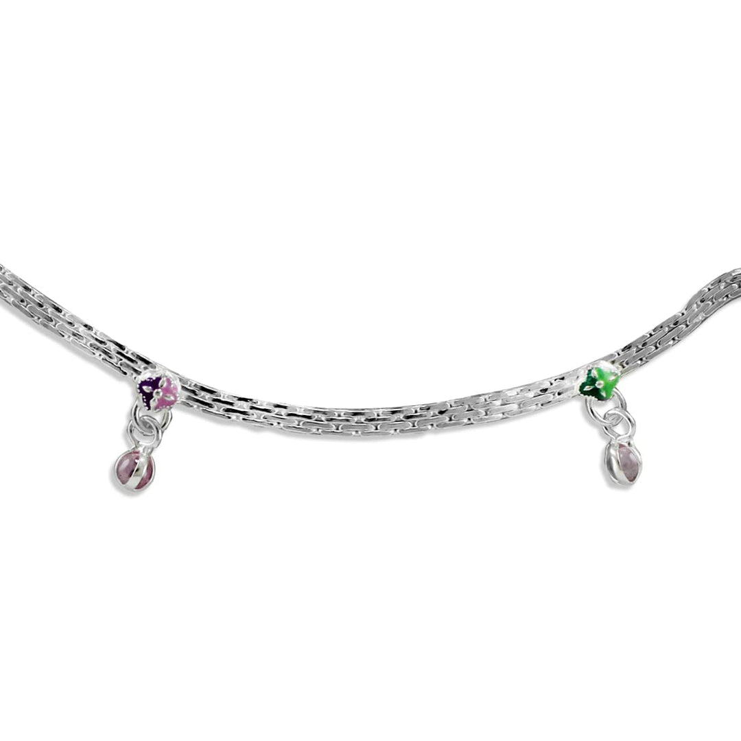 Taraash anklet women silver