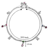 Taraash anklets for women of silver