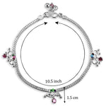Load image into Gallery viewer, Taraash silver anklet women stylish