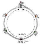 Load image into Gallery viewer, Taraash 92.5 silver anklets for women
