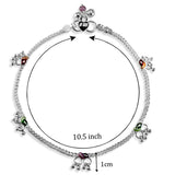Taraash 92.5 silver anklets for women