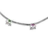 Taraash anklets for women in silver