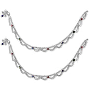 Taraash silver anklets for women pure silver