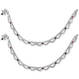 Taraash silver anklets for women pure silver