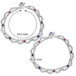 Load image into Gallery viewer, Taraash silver anklet