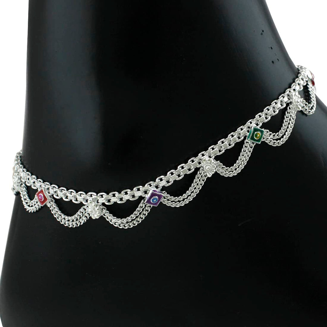 Taraash payal women stylish silver