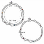 Load image into Gallery viewer, Taraash anklet women silver