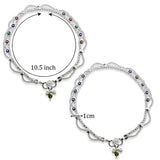 Taraash silver anklet