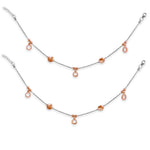 Load image into Gallery viewer, Taraash sterling silver anklets for women 925