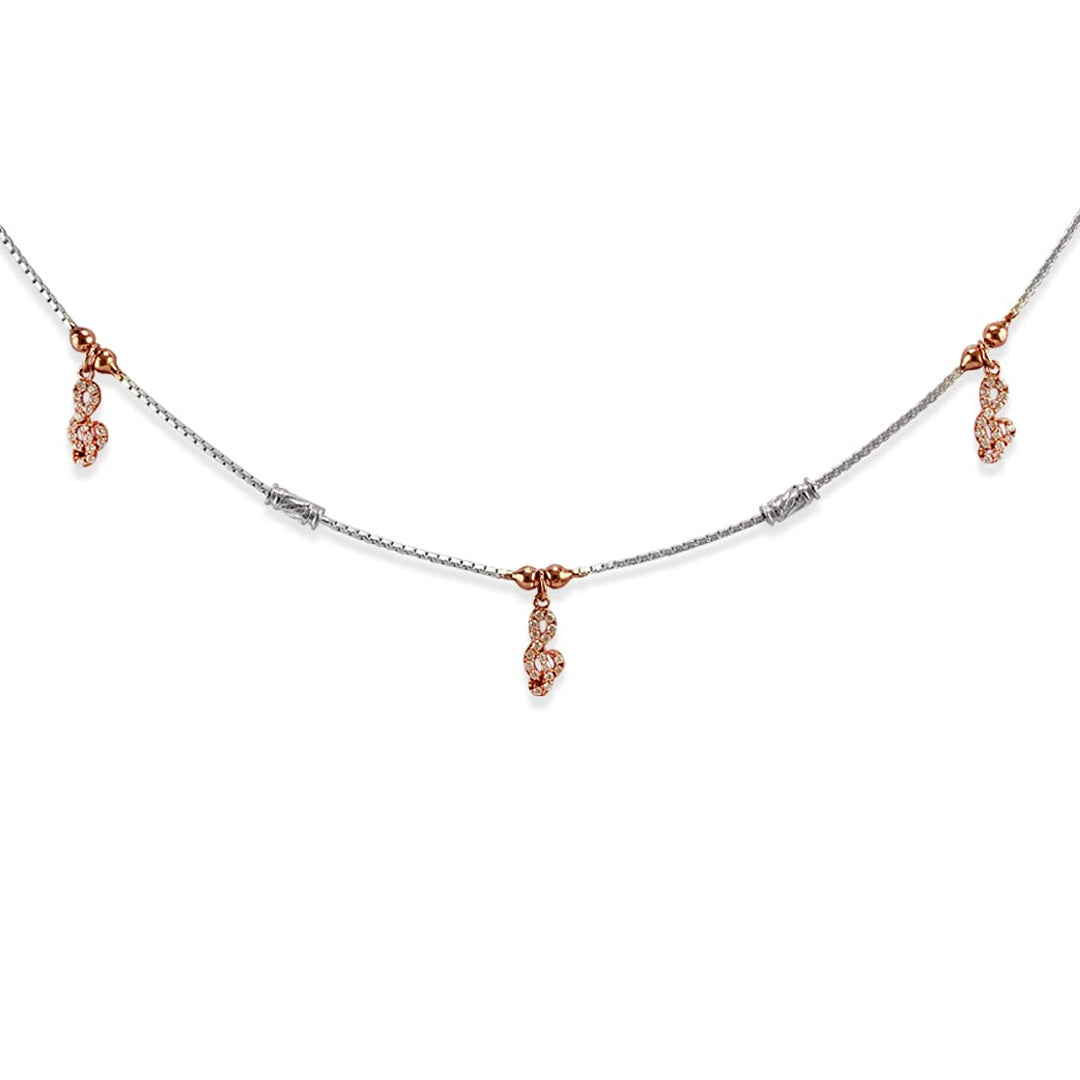 Taraash silver anklets women stylish